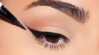 How to PERFECT WINGED EYELINER every single time Simple Beginner Friendly Technique [upl. by Ahseeyt703]