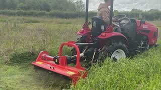 Flail mowing with the new Siromer HST [upl. by Christopher]