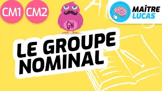 Le groupe nominal CM1  CM2  Cycle 3  Français  Grammaire [upl. by Berkin]