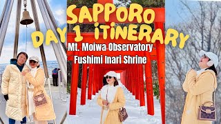 LETS GO TO MTMOIWA amp FUSHIMI INARI IN SAPPORO JAPAN DAY 1 ITINERARY [upl. by Ahsienal130]