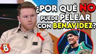 ¿Por qué Canelo NO puede pelear contra David Benavidez TIENES QUE VERLO [upl. by Anifled]