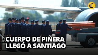 Cuerpo de SEBASTIÁN PIÑERA llega a SANTIAGO para recibir funeral de Estado  El Comercio [upl. by Audrey746]