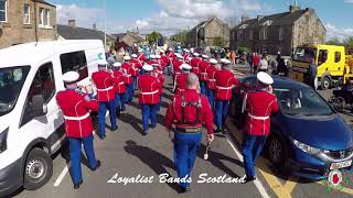 Broxburn Loyalists FB Annual Band Parade 270419 [upl. by Masera]