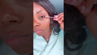 How to do your lash extensions at home makeup lashextensions makeuptutorial [upl. by Nahtanha]