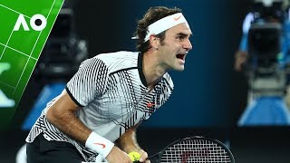 Roger Federers 36 best points from the Australian Open [upl. by Kosey208]