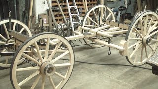 How to Build a Sheep Wagon Undercarriage in the Wheelwright Trade  Engels Coach [upl. by Brote983]