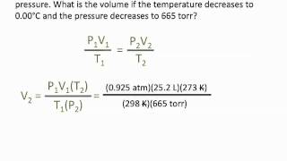 Pressure Volume and Temperature Relationships  Chemistry Tutorial [upl. by Mathis949]