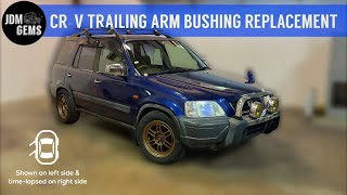 Trailing Arm Bushing Replacement Honda CRV [upl. by Crin]