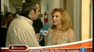 Entrevista minutos antes de la gala ROCÍO JURADO SIEMPRE [upl. by Eadie]