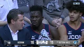 Seton Hall vs UConn  202218  NCAAB Game [upl. by Anwahsak]