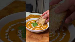 CREAMIEST Roasted Tomato and Pepper Soup Recipe of 2024 Easy amp Vegan [upl. by Franci]