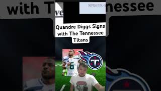 Quandre Diggs Signs with The Tennessee Titans [upl. by Colvin361]