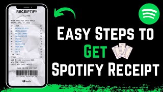 How to Get Spotify Receipt [upl. by Moshell696]