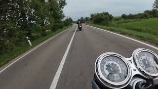 Triumph Speed Twin 1200  Ride  Onboard camera 4K [upl. by Grimaud846]