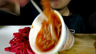 ASMR FAIL COMIENDO MARUCHAN Y RUNNERS FUEGO [upl. by Ydnas943]