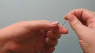 How to Tie a Knot for Hand Sewing [upl. by Craggie]