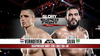 GLORY 46 Rico Verhoeven v Antonio Bigfoot Silva [upl. by Yldarb]