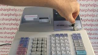 How To Do A Factory Reset Sharp XEA303  XEA303  XEA406  XEA406  XEA40S Cash Registers [upl. by Etteniuq]