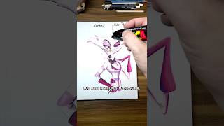 Why did ChawkseeArt do this to his work How did I do hazbinhotel art shorts [upl. by Dave]