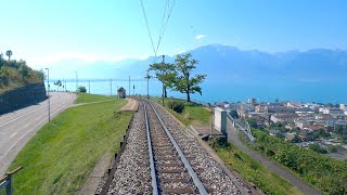 ★ 4K 🇨🇭 Zweisimmen  Montreux cab ride Switzerland 092023 Führerstandsmitfahrt Goldenpass [upl. by Sheley225]