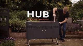 Everdure by Heston Blumenthal HUB Electric Ignition Charcoal Barbeque Available at The Good Guys [upl. by Yalhsa172]