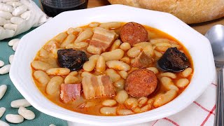 Fabada Asturiana en olla Rápida ¡Menos de la mitad de tiempo y todo sabor [upl. by Cassie]