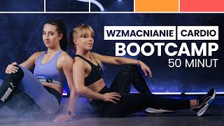 MOCNY TRENING BOOTCAMP 🔥💦  FULL BODY CARDIO amp WZMACNIANIE  50 MIN  WYZWANIE FITWIOSNA [upl. by Cerys]