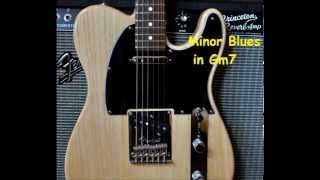 Backing track Minor Blues Gm7 G minor 7 [upl. by Oliric]