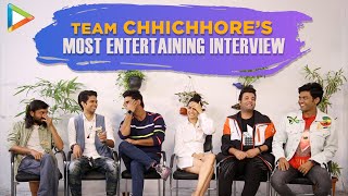 Team Chhichore Exclusive Interview  Hilarious Rapid Fire amp Funny Quiz  Sushant  Shraddha  Varun [upl. by Luise202]