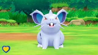 HOW TO GET Nidoran in Pokémon Lets Go Pikachu amp Eevee [upl. by Eenad]