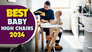 The 5 Best Baby Stylish High Chairs For Kids in 2024 [upl. by Cirtap]