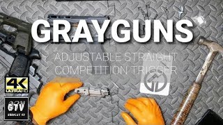 Grayguns P320 Adjustable Straight Competition Trigger  Install Timelapse [upl. by Anaizit151]