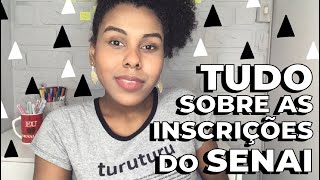 SENAI 2020  TUDO sobre as INSCRIÇÕES do SENAI para CURSOS TÉCNICOS GRATUITOS do SENAI SP [upl. by Aliehs]