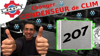 Changement condenseur de clim sur 207 16 Hdi [upl. by Damle]