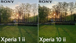 Sony Xperia 1 II VS Sony Xperia 10 II Camera Test Comparison [upl. by Einamrej207]