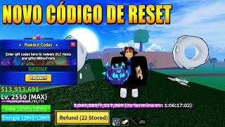 NOVOS CÓDIGOS DE RESET  28 CÓDIGOS DE EXP BELI E RESET DO BLOX FRUITS  blox fruit codes [upl. by Sherborne331]