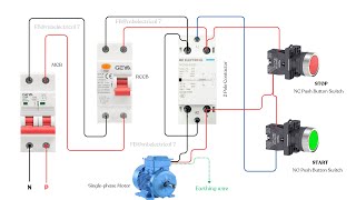 single phase motor starter [upl. by Inafets]