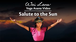 Simple amp Effective Yoga Asana  Salute to the Sun [upl. by Kcirde793]