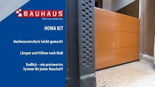 Hochwasserschutz von MASYS  BAUHAUS [upl. by Isbella398]