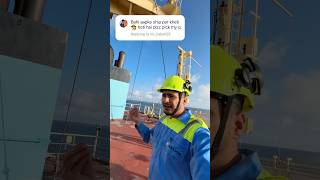 Ship pr kheti hoti h🛳️☠️😜 explore ship containership shortvideo [upl. by Bully]