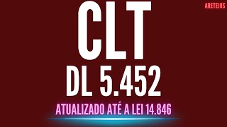 Del 5452 CLT Consolidação das Leis do Trabalho em Audiobook 🎧📚Episódio Completo [upl. by Trixy]