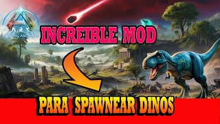 MOD INCREÍBLE para SPAWNEAR Dinos en ARK Ascended y Evolved [upl. by Willumsen]