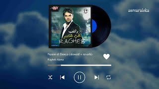 ragheb alama  nasini el donya slowed  reverb [upl. by Hilaire]