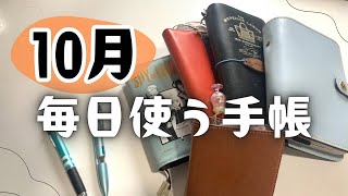 【手帳の使い方】10月毎日使っていく手帳についてご紹介します！ [upl. by Nairod]