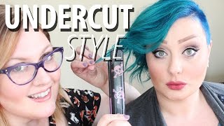 How to Style an Undercut  Hairstyle for Women [upl. by Hairaza]