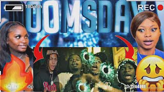 Doomsday  Kay Flock X Dougie B X Thunder Bklue Official Music Video  REACTION [upl. by Adnelg]