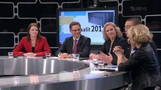 Suuri vaalikeskustelu 20110406 MTV3 [upl. by Meelak]