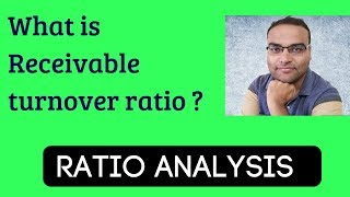 What is Receivable Turnover ratio  in Hindi  Ratio analysis [upl. by Lleuqram]