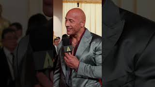 The Rock paper scissors TheRock dwaynejohnson Oscars Oscars [upl. by Kentigera]