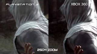 Assassins Creed  PS3 vs Xbox 360 Comparison [upl. by Enileuqaj]